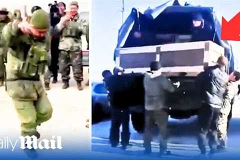 Russian soldiers who danced as they went to war in Ukraine return home in boxes