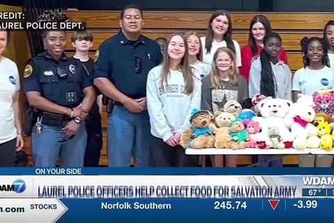 HPD receives donation of teddy bears from Oak Grove Middle students