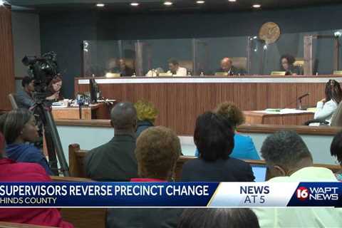 Hinds supervisors vote to rescind merging polling places