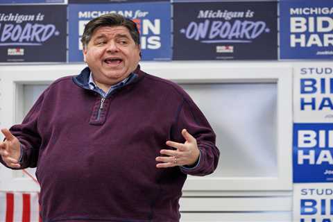 Pritzker touts marijuana legalization on 4/20 while campaigning for Biden in Grand Rapids •