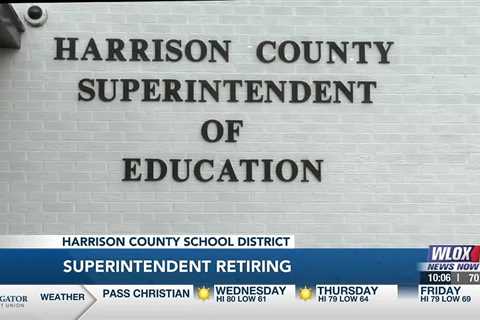 Harrison County School District Superintendent retiring after 54-year career in education