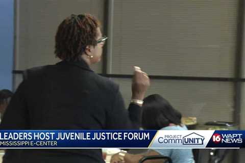 Community organizations hold juvenile justice forum