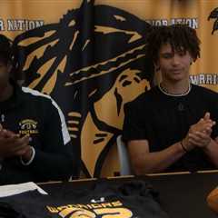 Two D’Iberville football players sign to Kentucky Christian University