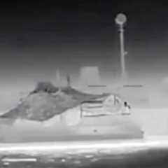 Dramatic moment Ukraine kamikaze sea drone dodges enemy fire to destroy Putin’s high-speed ‘Raptor’ ..