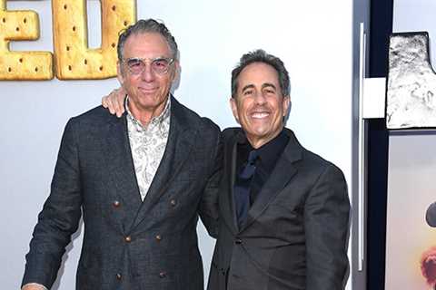 Jerry Seinfeld Reunites With Michael Richards at ‘Unfrosted’ Premiere – Hollywood Life