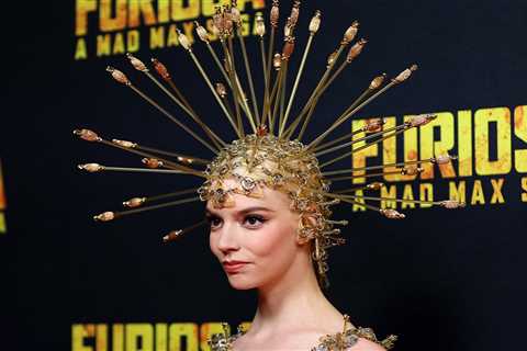 Anya Taylor-Joy Wears Sheer Dress Covered in Spikes to ‘Furiosa’ Premiere