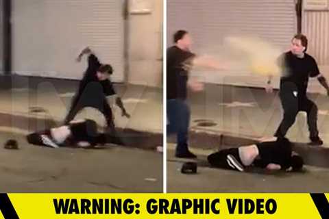 Man Crushed Mindless in Streets of L.A., Brutal Assault Caught on Video