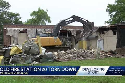 Jackson fire station demolished