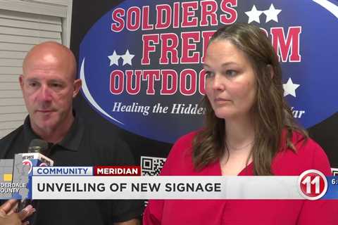 Soldiers Freedom Outdoors unveils new signage at Camp Meridale