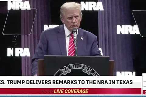 Donald Trump insists he is 'not freezing' amid claims NRA speech was flawed.