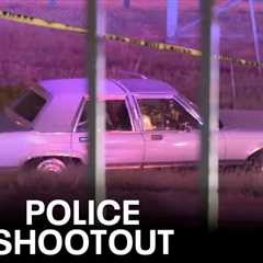 Cedar Hill police chase ends with shootout, suspect hurt