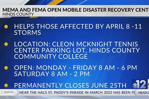 Disaster Recovery Center opens in Hinds County