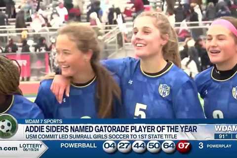 Sumrall soccer star named Gatorade Player of the Year