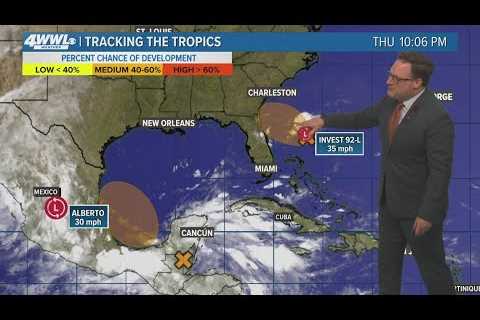 Thursday 10 PM Tropical Update: Tracking Invest 92-L, More heat heads our way