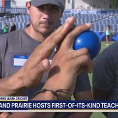 Grand Prairie ISD teachers learn how to play cricket