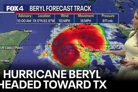 When will Hurricane Beryl hit Texas?