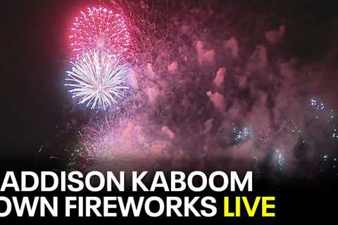 LIVE: Addison Kaboom Town Fireworks Show | FOX 4