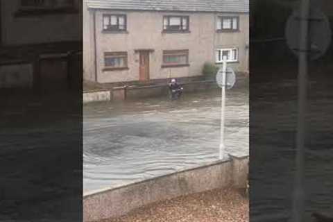 Fishing in a Flooded Road