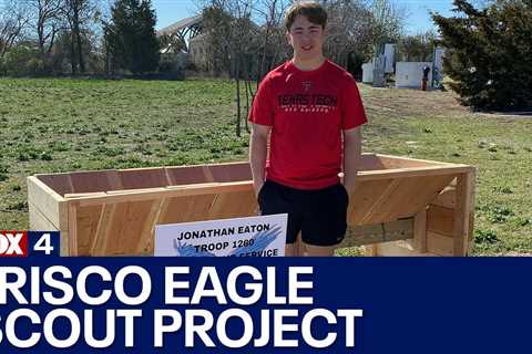 Frisco teen raises $30,000 for Eagle Scout project to make garden ADA-accessible