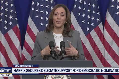 Texas delegates vote to support Kamala Harris