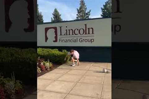 Guy Jumps Straight Into Sign