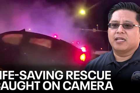 The Colony police officer recalls life-saving moment he pulled man from burning car