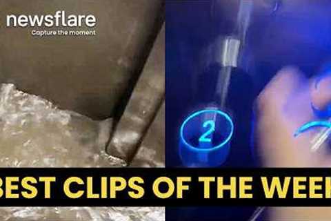 Trapped In A Flooding Elevator - Best Clips Of The Week #8