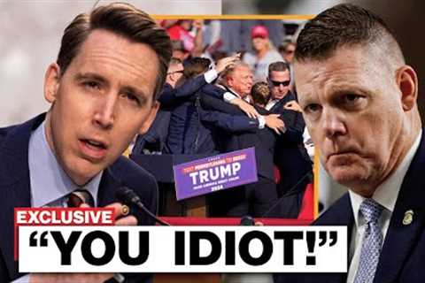 Senator Josh Hawley SLAMS Secret Service Director Over Trump Security Breach