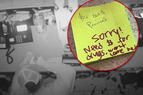 L.A. Burglar Leaves Apology Notice and Explains Medication Price a Lot