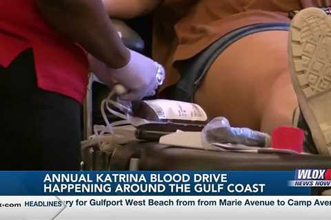 Annual Katrina Blood Drive happening around the Coast