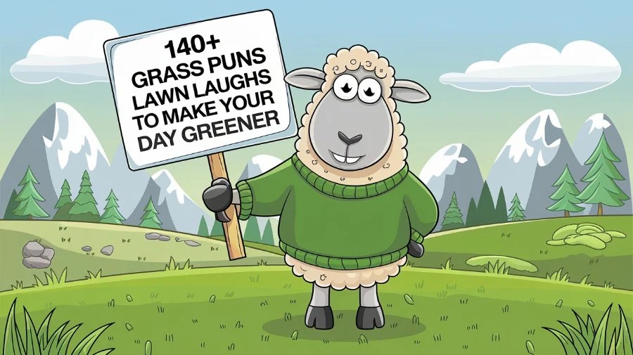 140+ Grass Puns: Lawn Laughs to Make Your Day Greener - Crack Up Puns