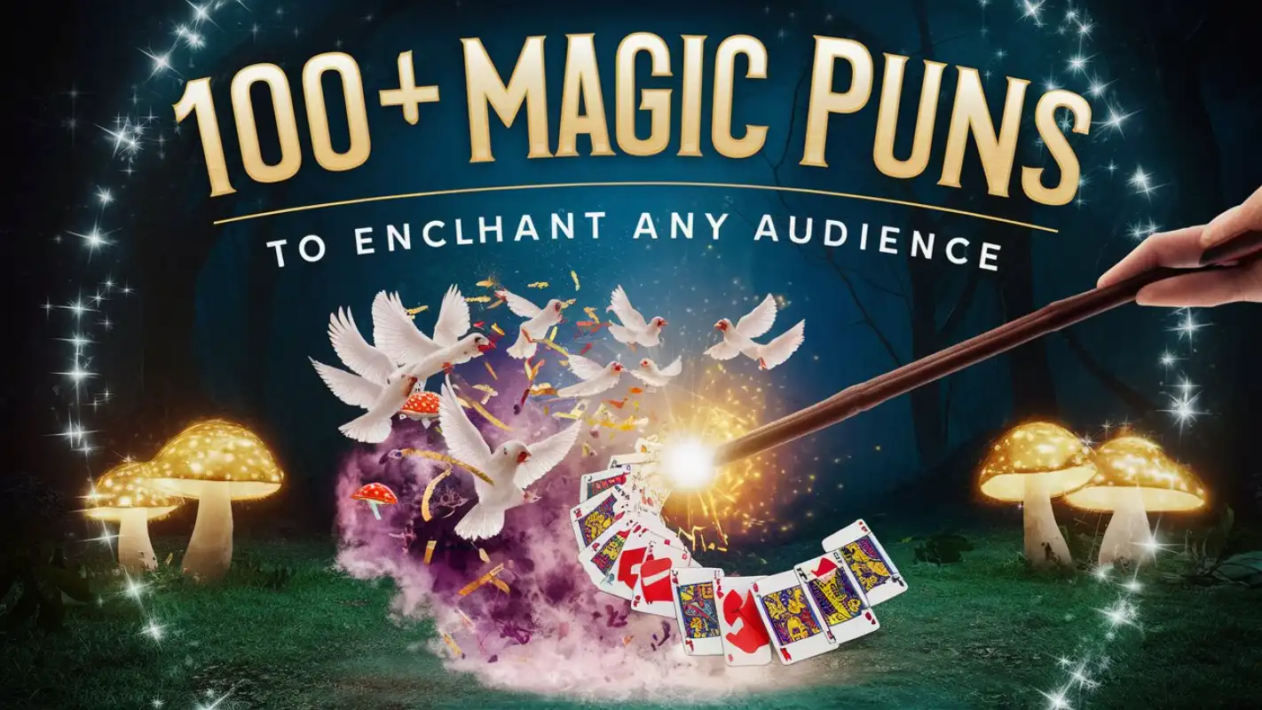 100+ Magic Puns to Enchant Any Audience - Crack Up Puns