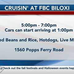 Happening Wednesday, Oct. 9: Cruisin' at First Baptist Church Biloxi