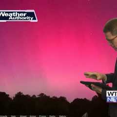 Matt shows several Northern Lights images