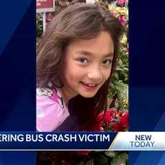 Community remembers 8-year-old girl who died after being hit by school bus