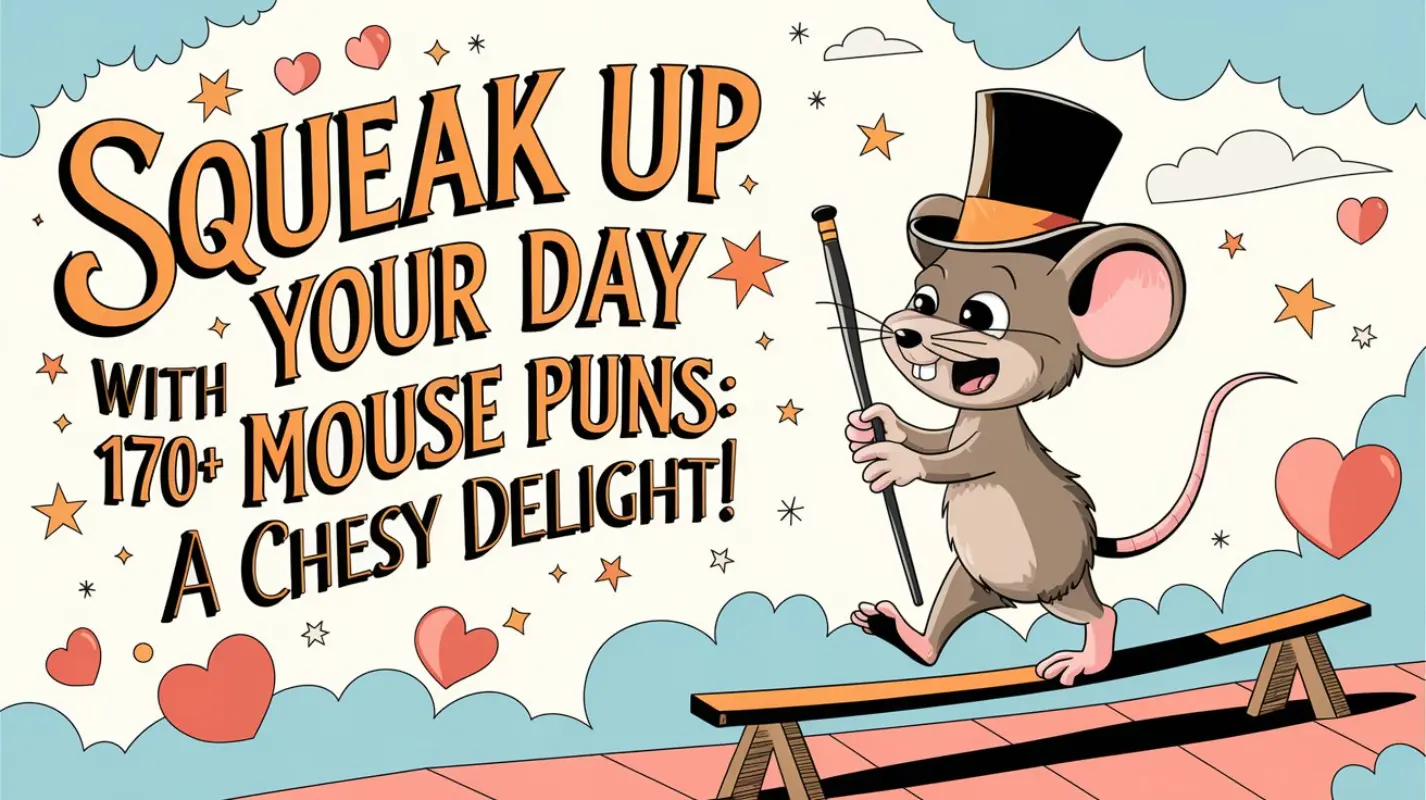 170+ Funny Mouse Puns You Can’t Resist - Crack Up Puns