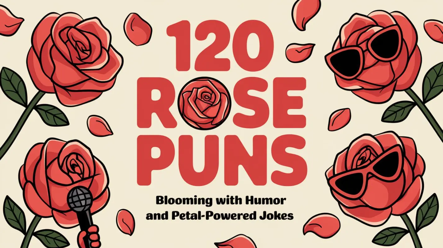 120 Rose Puns: Petal-Powered Jokes and Fun - Crack Up Puns