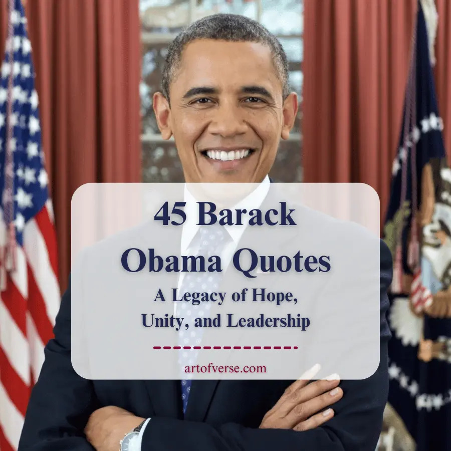 Best Barack Obama Quotes for Inspiration - Art Of Verse