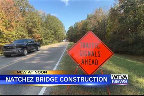 Construction on Natchez Trace bridge underway in Lee County