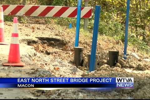 Macon continues to work to repair old bridge