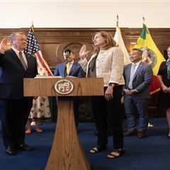 Jim McDonnell sworn in as LAPD chief amid immigration concerns