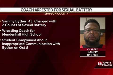 Simpson County wrestling coach arrested