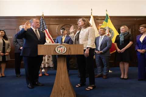 Jim McDonnell sworn in as LAPD chief amid immigration concerns