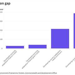 Rich nations “on track” to double adaptation finance but huge gap persists