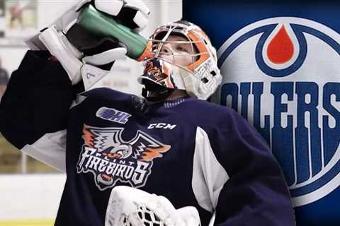 Goalie Prospect Nathaniel Day Signs 3-Year Deal with Oilers