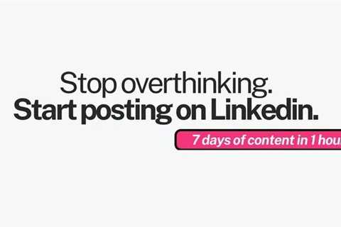 7 Posts in 7 Days: Easy LinkedIn Growth Strategy