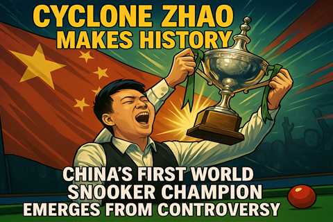 Cyclone Zhao Makes History: China's First World Snooker Champion Emerges from Controversy