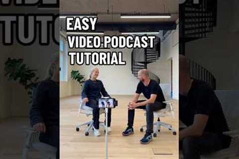 How to record and edit a video podcast on a budget (1 iPhone only)