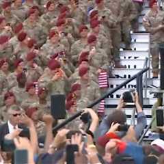 (VIDEO) President Trump Opens Fort Bragg Speech With Fire! Troops Boo Biden Regime for Changing..