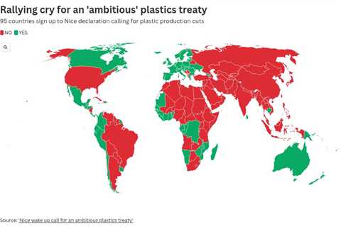 Over half of countries push for plastic production cuts in new UN pact
